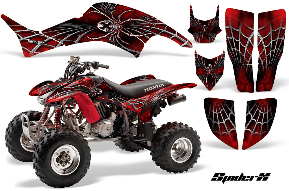 Honda TRX400EX 99-07 Graphics Kit SpiderX Red